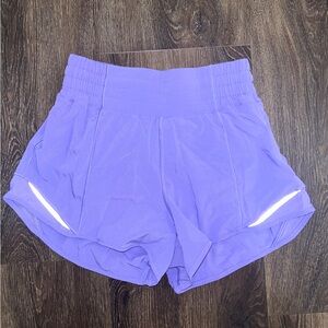Size 2 High Rise 2.5 inch Lululemon Hotty Hot Shorts